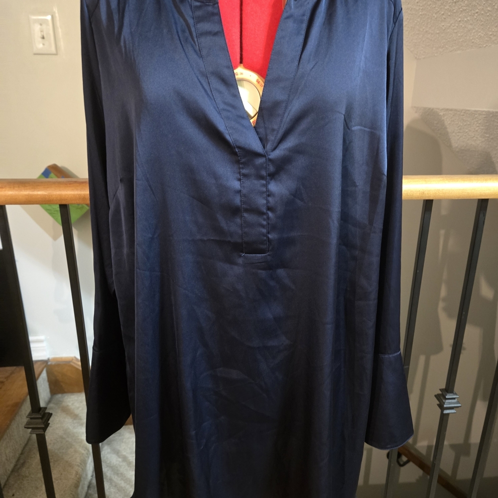 Michel Studio Deep Blue Women's Blouse